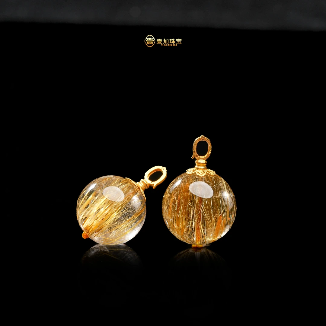 壹加师姐｜手工设计板钛水晶吊坠多样性发一8308X