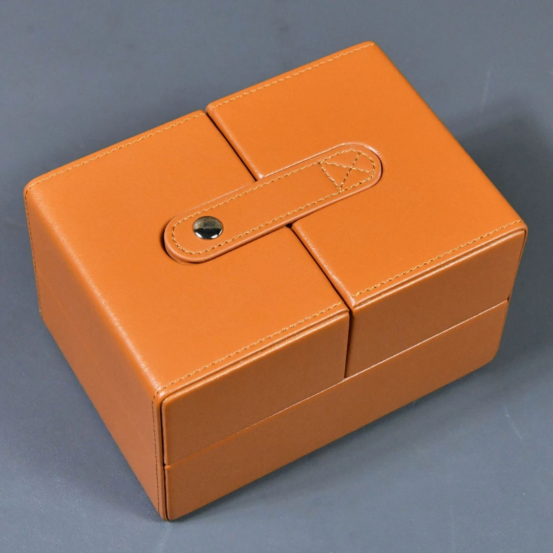 首饰盒/箱 精装定制复刻鹦鹉双开盖式时尚精致气质腕表盒收纳盒