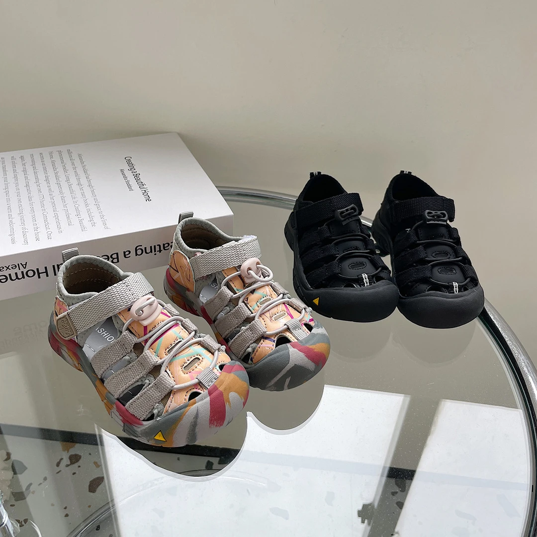 男童凉鞋夏季2025新款包头运动沙滩鞋软底儿童鞋子女童溯溪鞋防撞