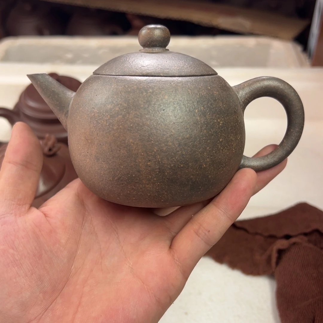 茶壶紫砂宜兴原矿紫砂壶220毫升容量