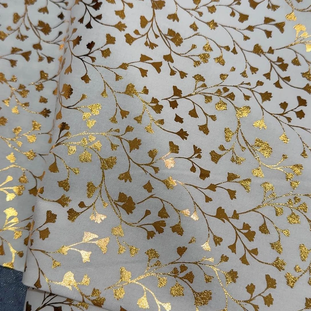 品牌原单纯棉平布1米长X1.1米宽板烫金