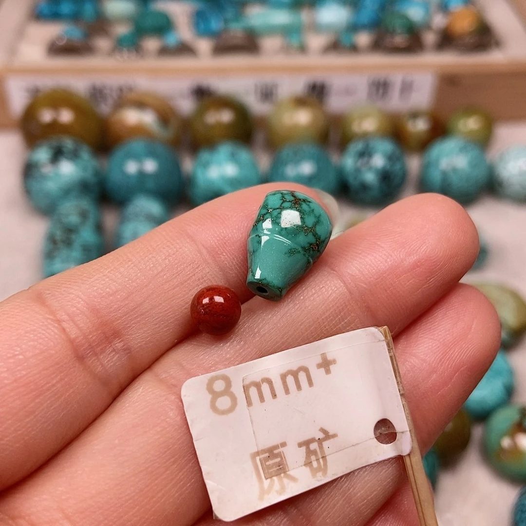 未镶嵌绿松石珠宝半成品