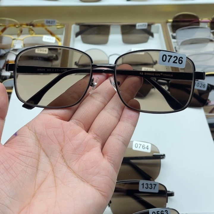 茶水晶全框眼镜 0726