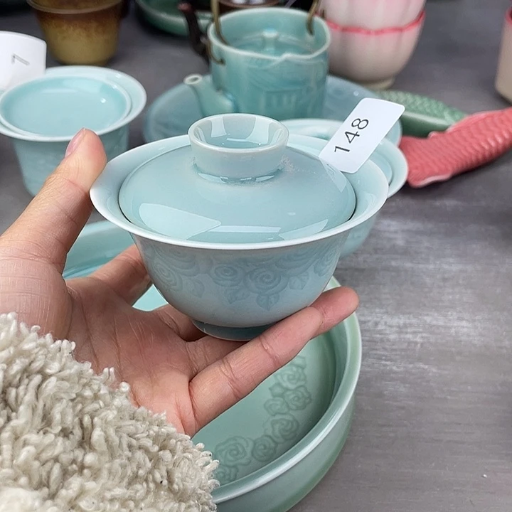 大***亮龙泉青瓷哈哈哈微瑕148