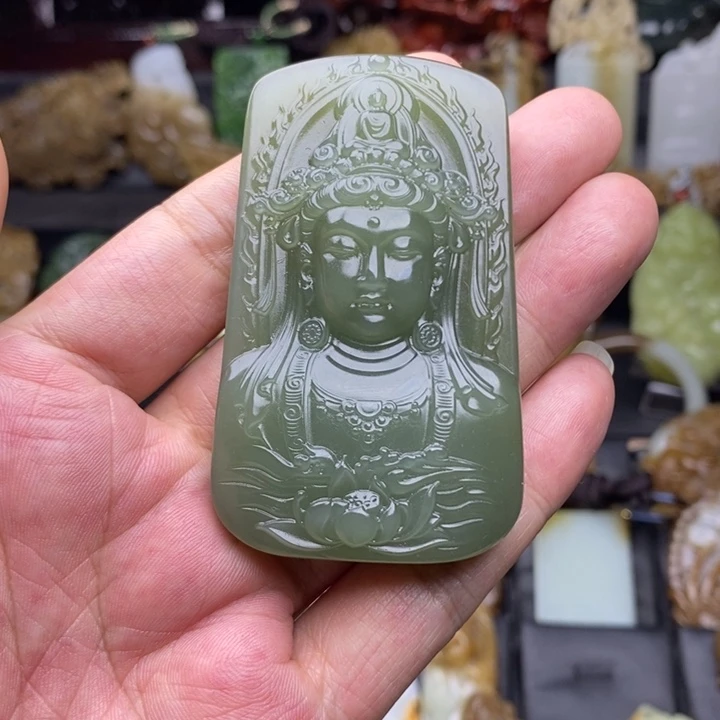 嗨***和田玉（糖玉）未镶嵌颈饰