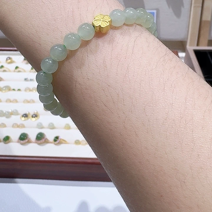 石英岩玉合金颈饰