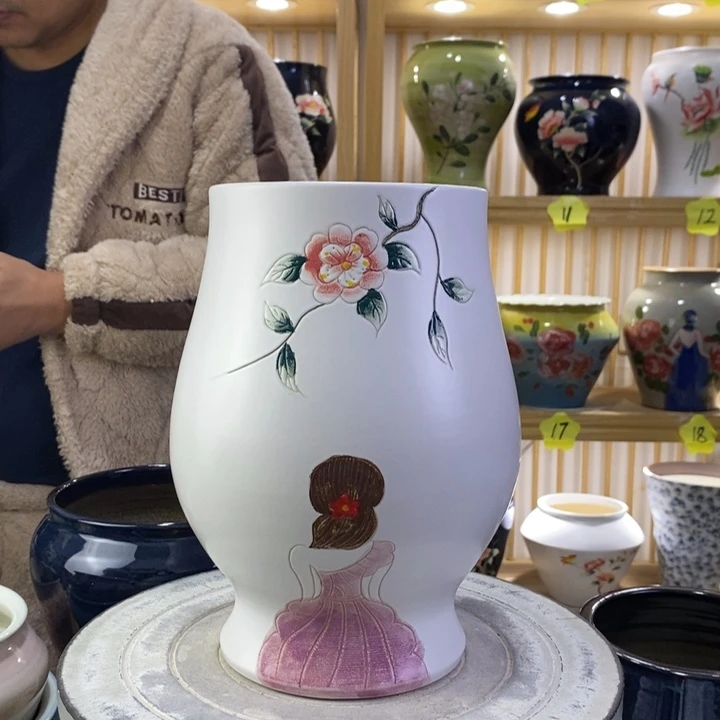 雨***吟手工高温陶瓷景德镇