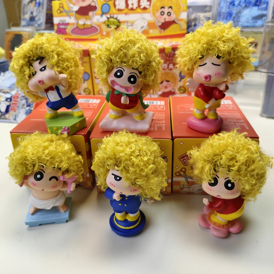 新品热销萌新出击爆炸头盲盒潮玩手办可爱创意树脂工艺品礼品玩具