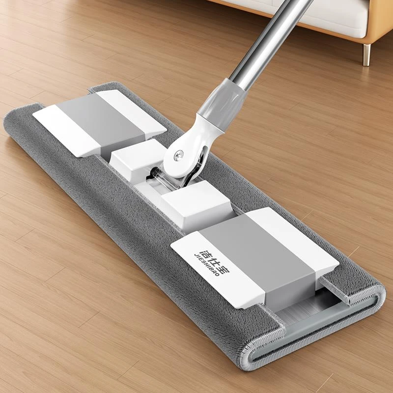 FAVMARTHA夹布拖把家用一拖净抹布平板拖把干湿两用夹毛巾拖布拖