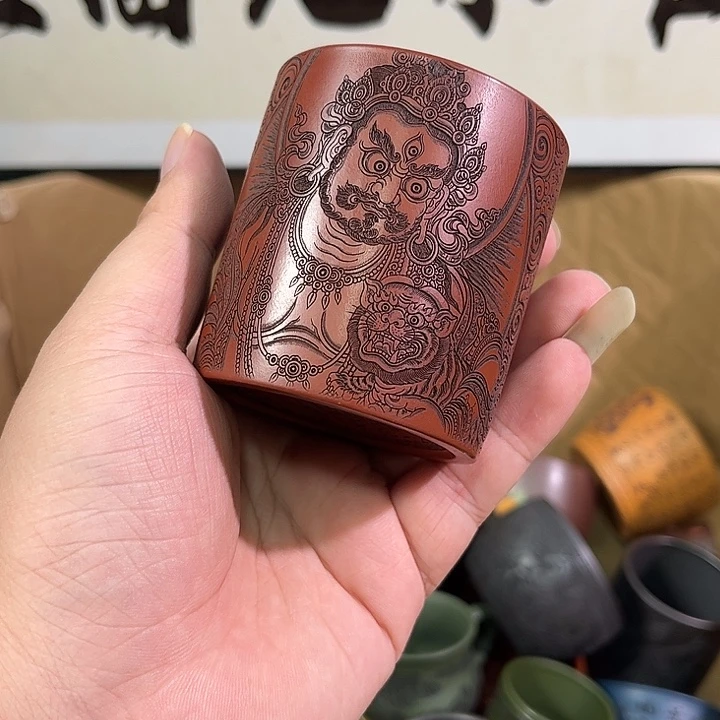 茶杯紫砂全手工紫砂主人杯