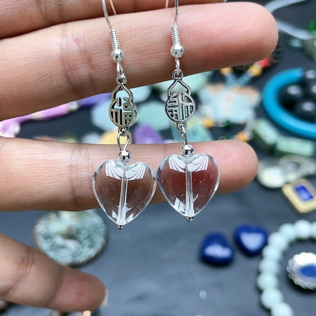 【闪购商品】水晶耳饰合金