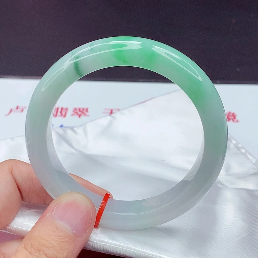 翡翠未镶嵌手镯59圈口