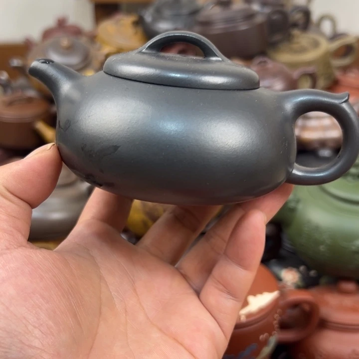 茶壶紫砂壶口开片