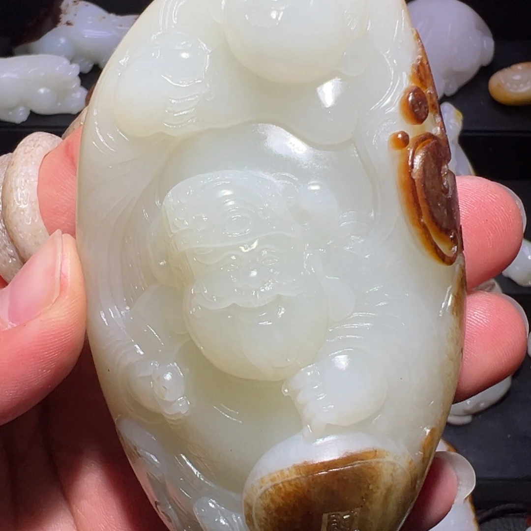 今***顺和田玉未镶嵌挂件