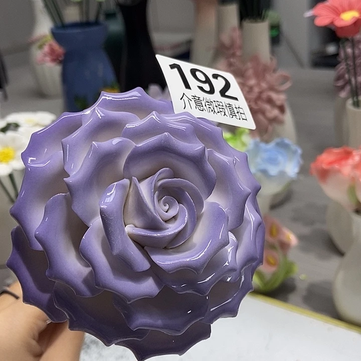 陶瓷纯手工捏花设计