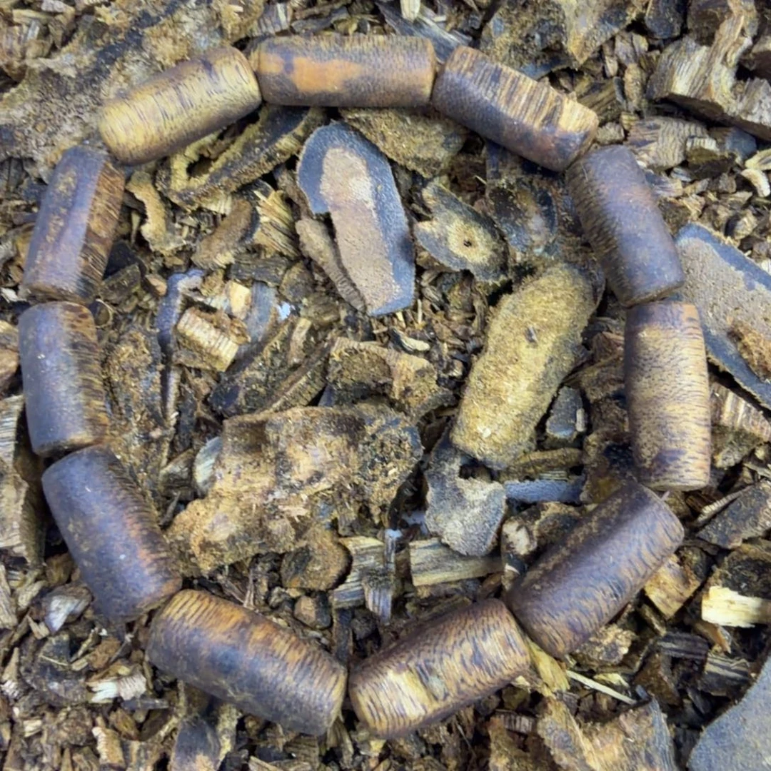 沉香碎屑沉香0.7乌身圆叶留疤单圈5克