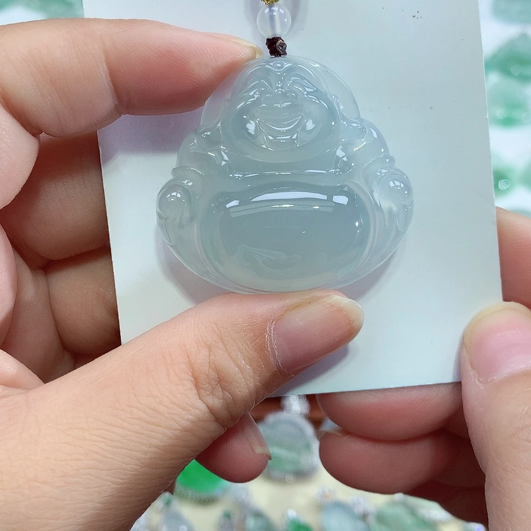 颈饰未镶嵌翡翠佛