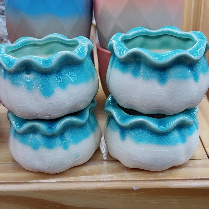 有孔，满10元发货多肉陶瓷花盆