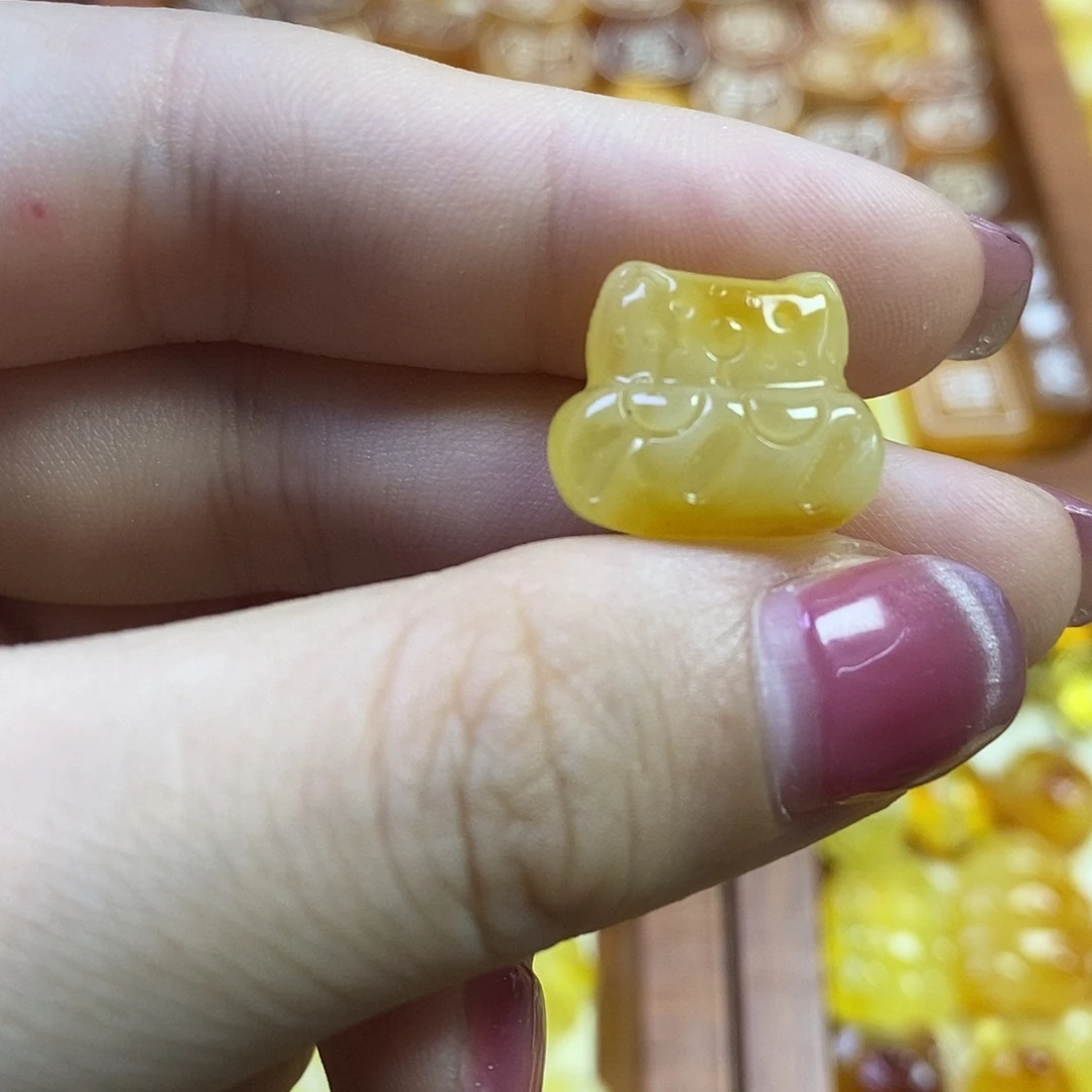 吊坠橄榄核小熊饼干