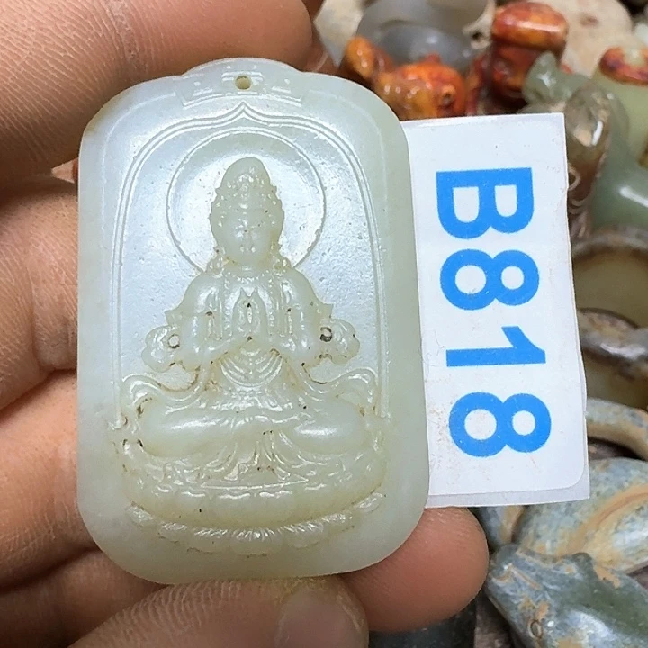 和田玉颈饰未镶嵌