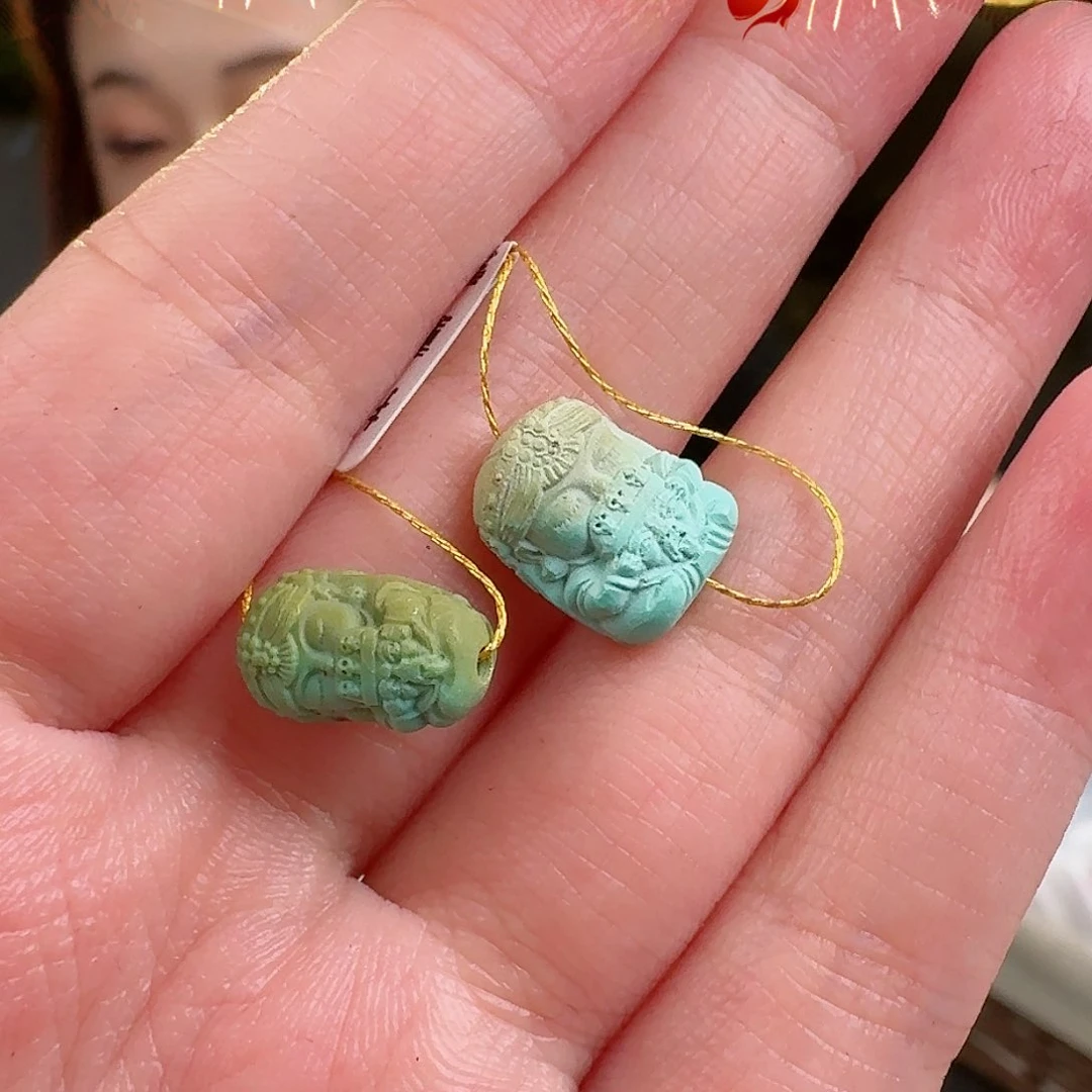 绿松石珠宝奇石未镶嵌