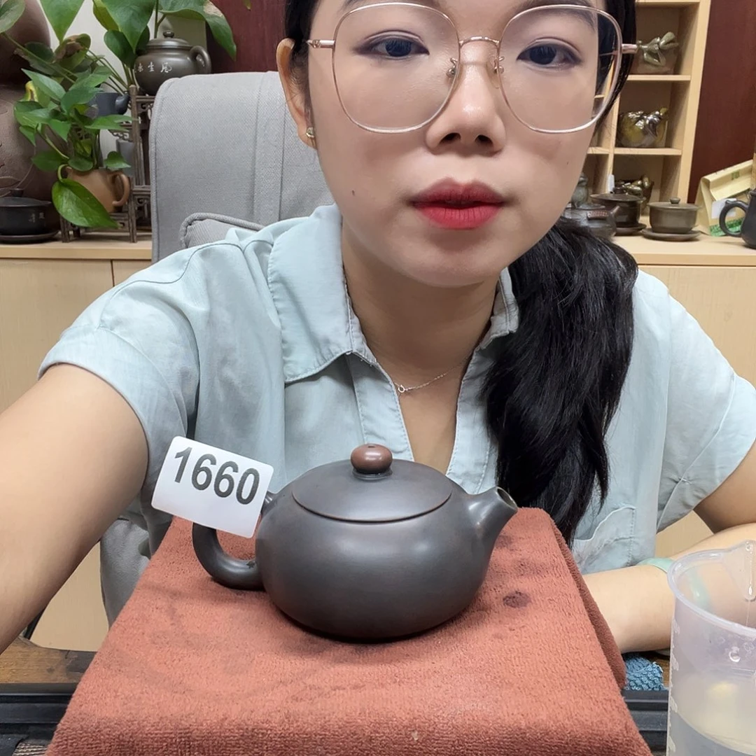 壶1660老韩坭兴陶 电烧西施