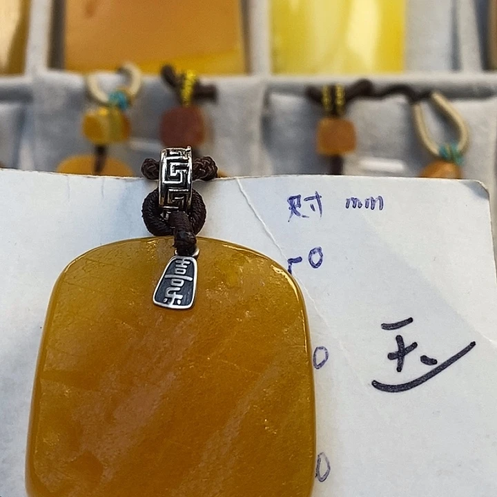 琥珀银S925镶嵌珠宝奇石