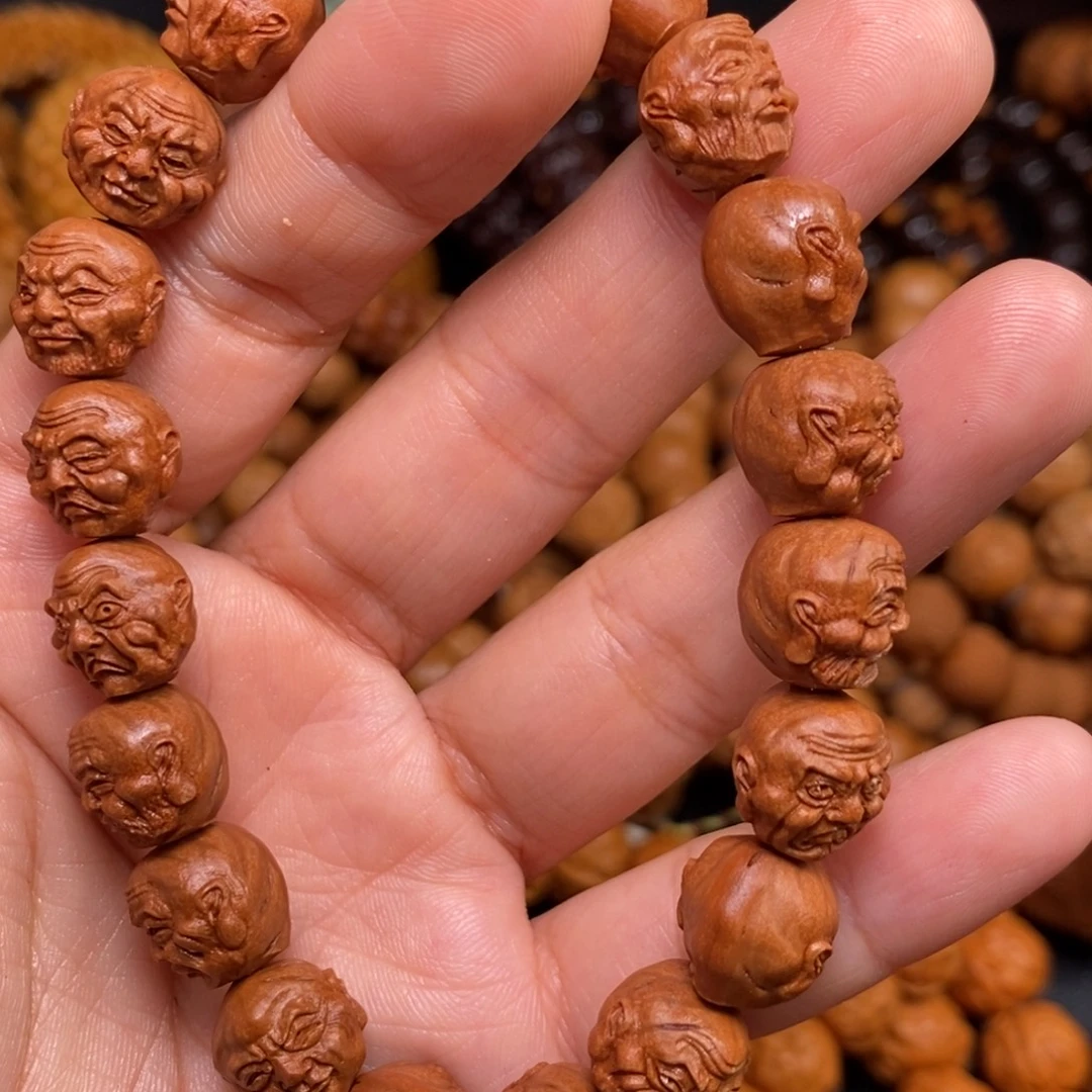 菩提籽类橄榄核雕刻手串手链项链吊坠