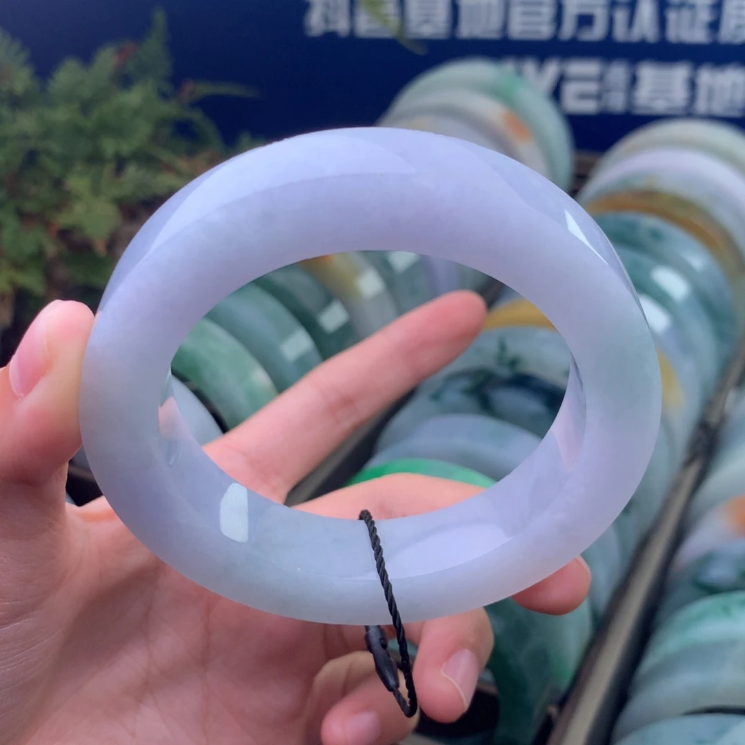 定制翡翠未镶嵌手镯定制不退不换