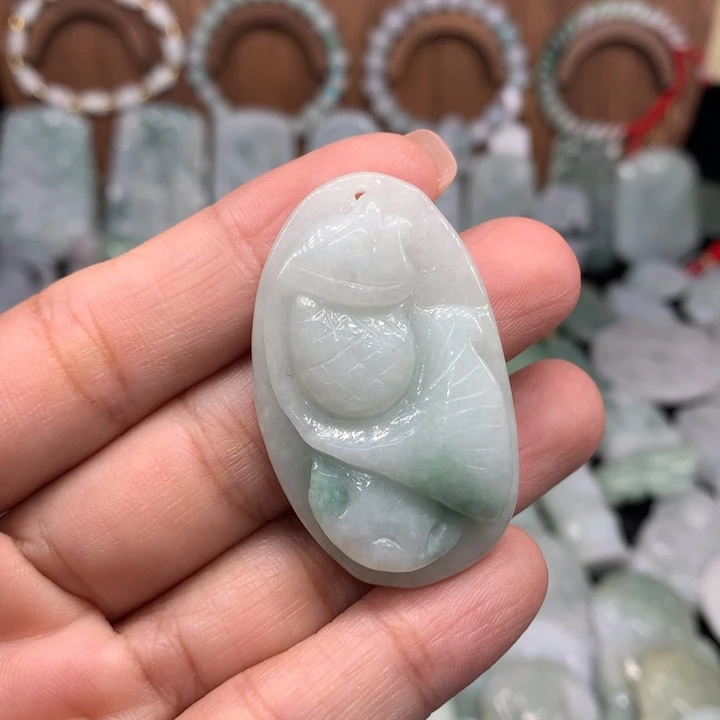 颈饰未镶嵌翡翠11