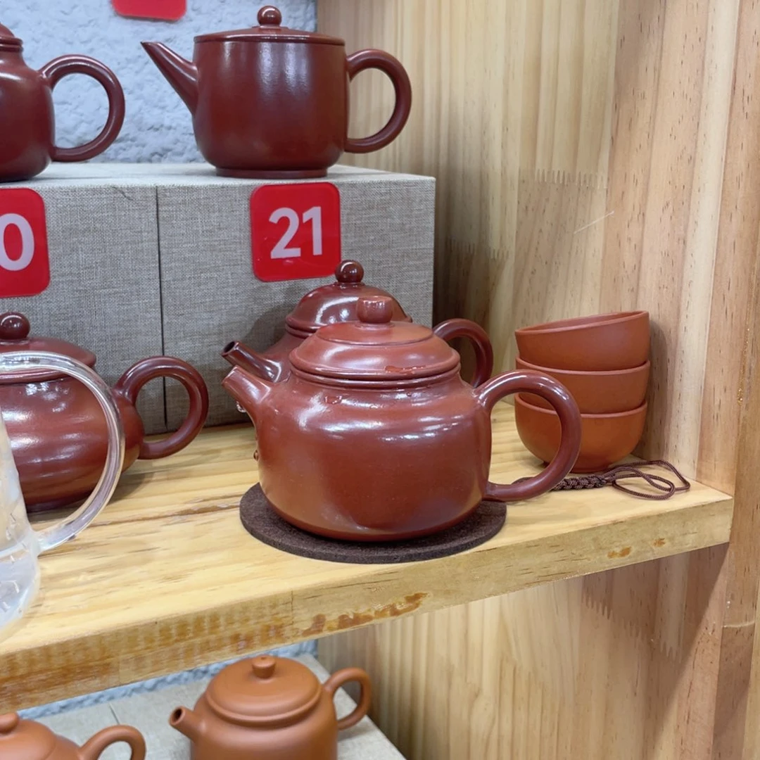 茶壶紫砂命****造150毫升全品德钟……