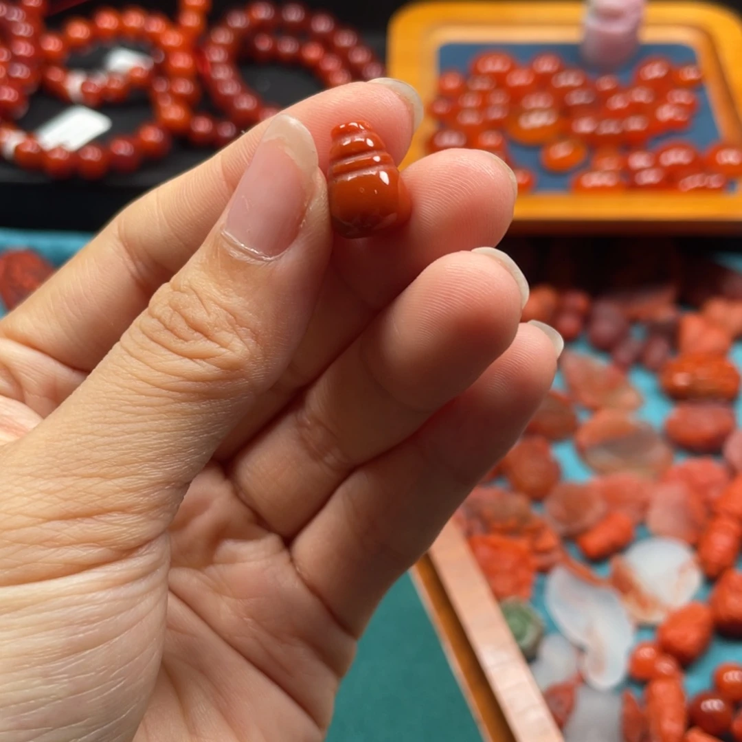 手链未镶嵌南红玛瑙心**上