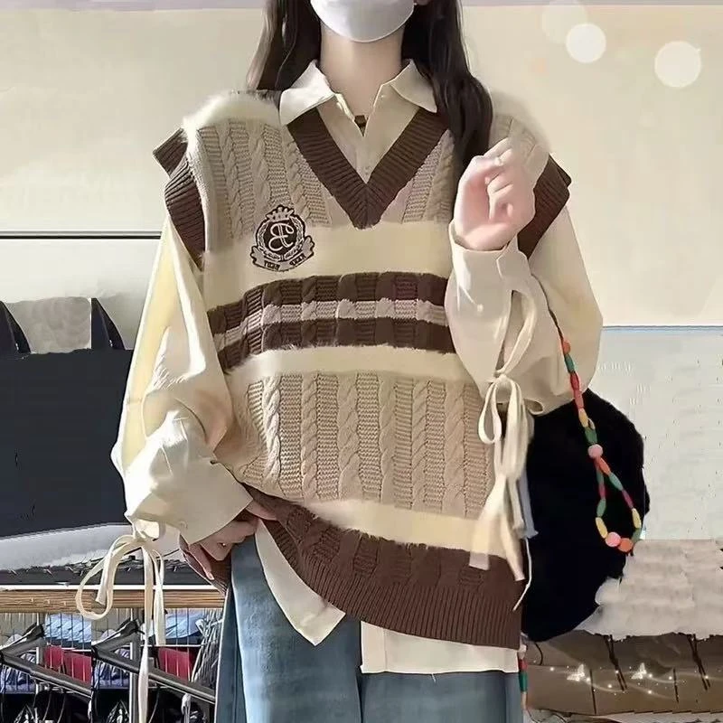 针织马甲毛衣清仓质量好