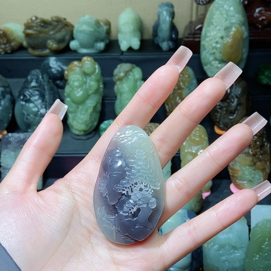 和田玉颈饰未镶嵌