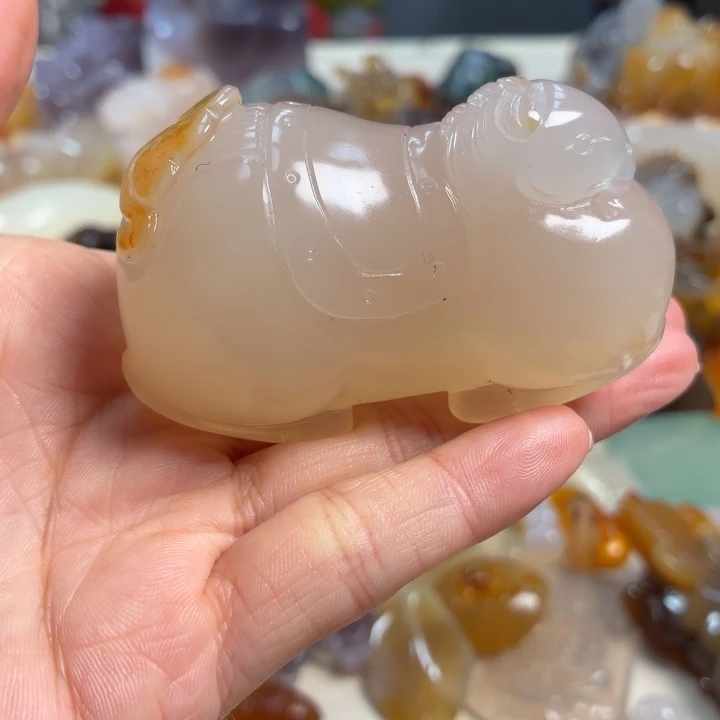 玛瑙/玉髓未镶嵌吊坠(不含链)