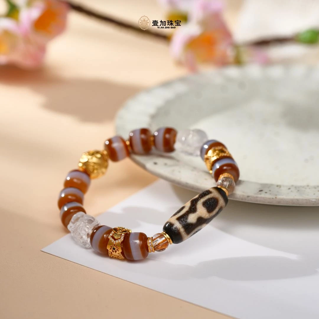 壹加师弟丨手工设计四宝瓶手串多样性发一