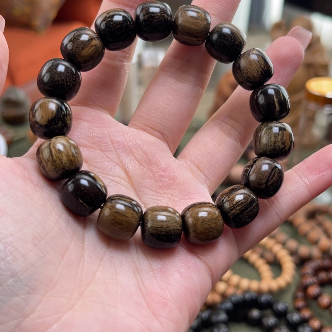 贡木手串/手链1213墨绿二档302