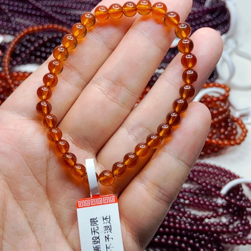 【闪购商品】未镶嵌手链石榴石4.8毫米