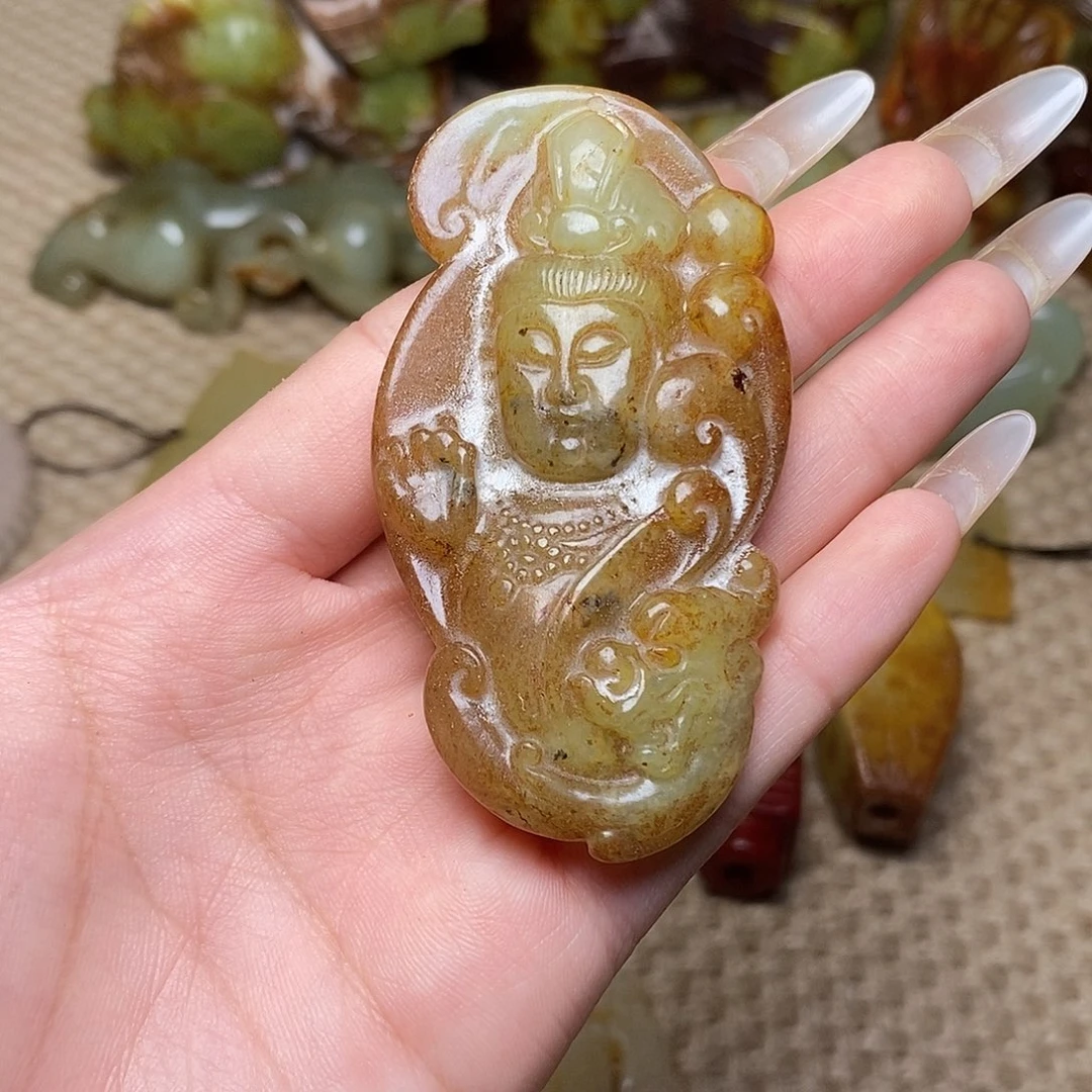 未镶嵌蛇纹石玉颈饰