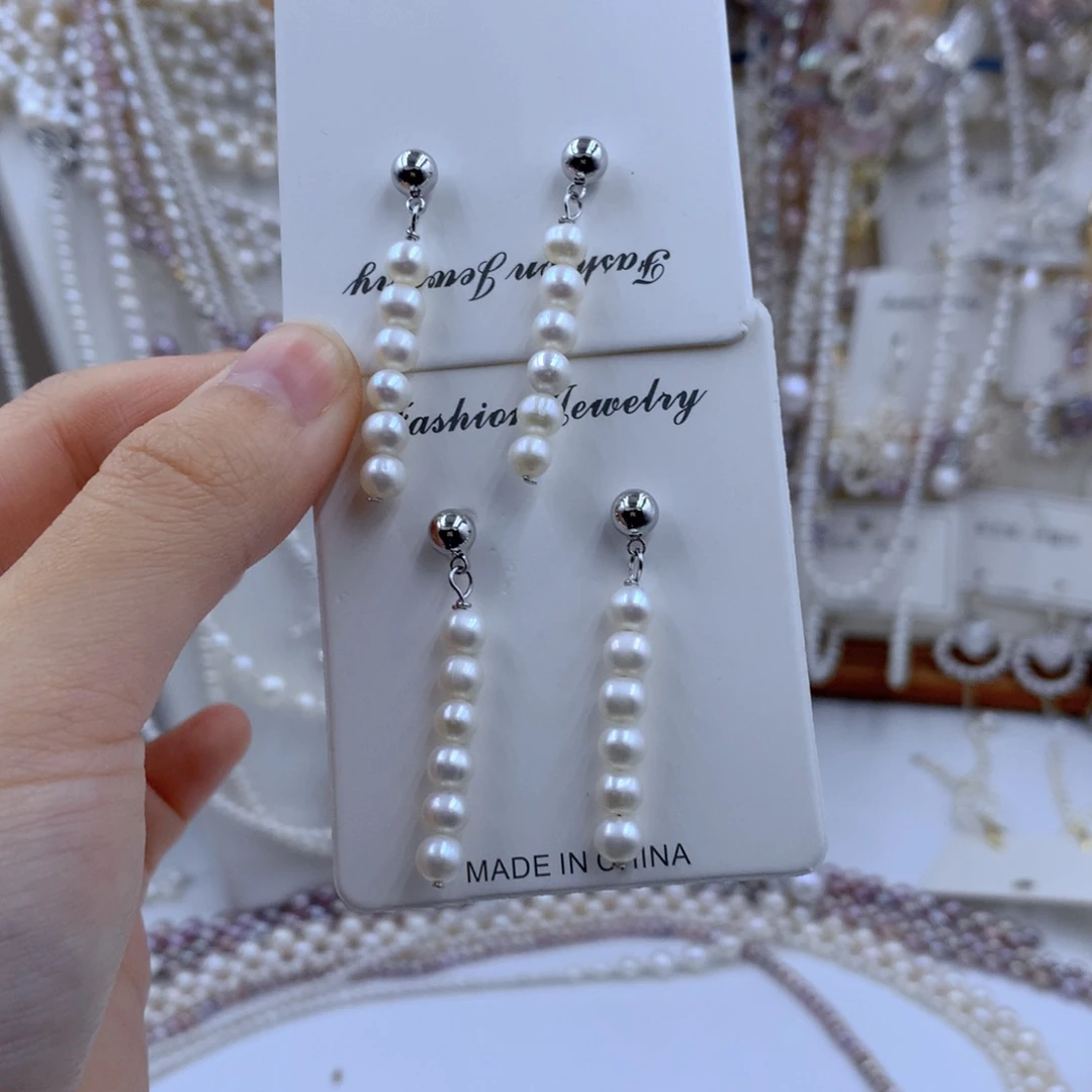 颈饰合金淡水珍珠