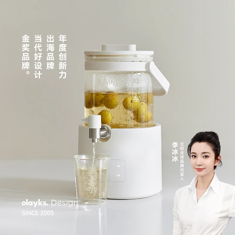 【olayks立时】璃泉养生壶2025新款全纯玻璃养生花茶壶无涂层烧水壶
