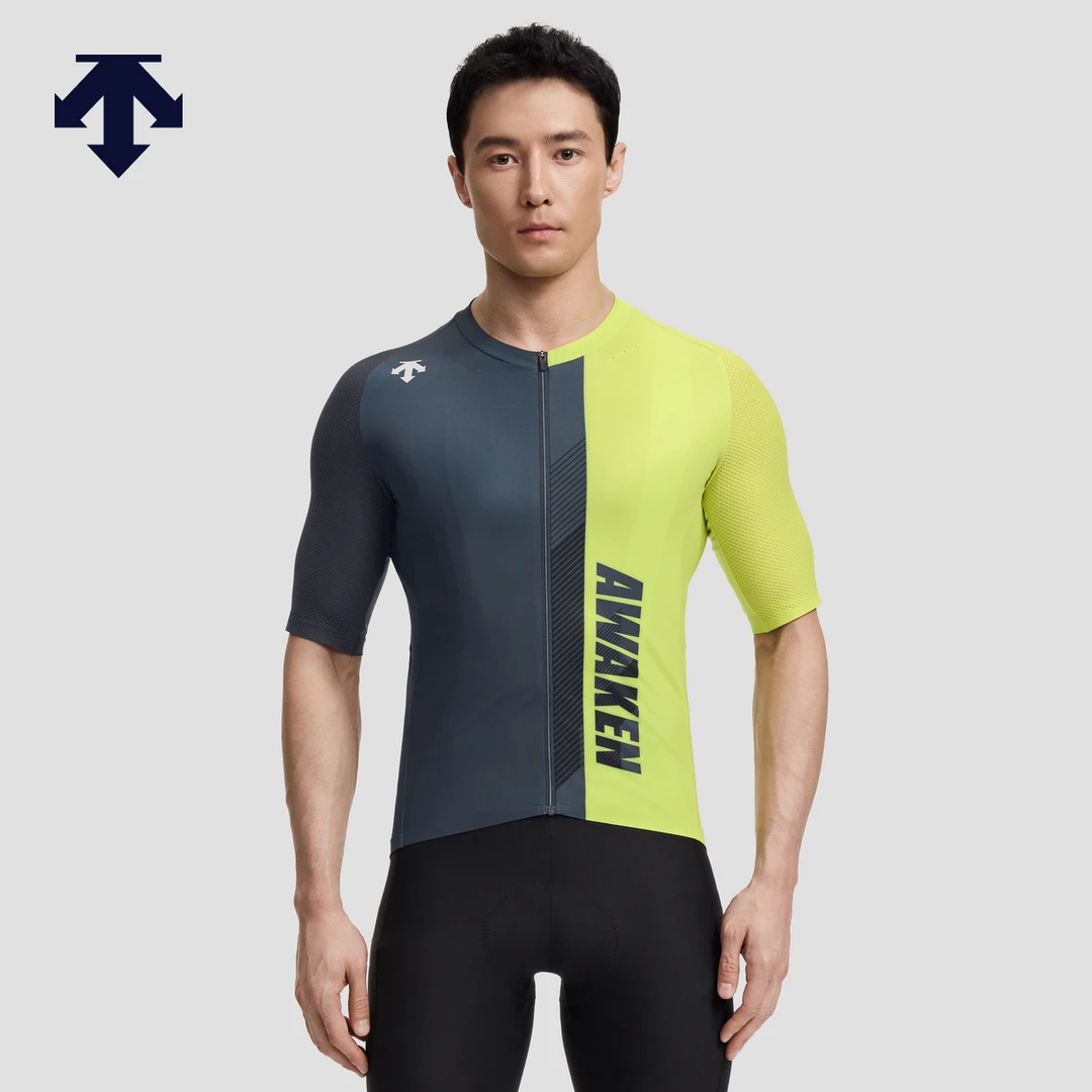 DESCENTE迪桑特CYCLING男士专业骑行服针织运动上衣新 D5391CKT45