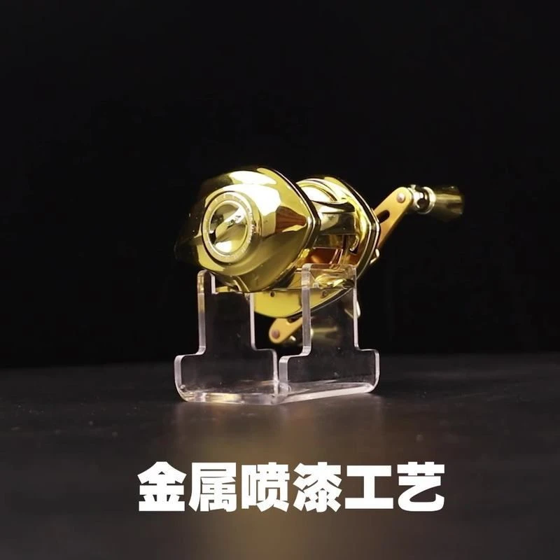 跨境爆款防海水远投水滴轮全金属防炸线路亚渔轮翘嘴马口水滴轮