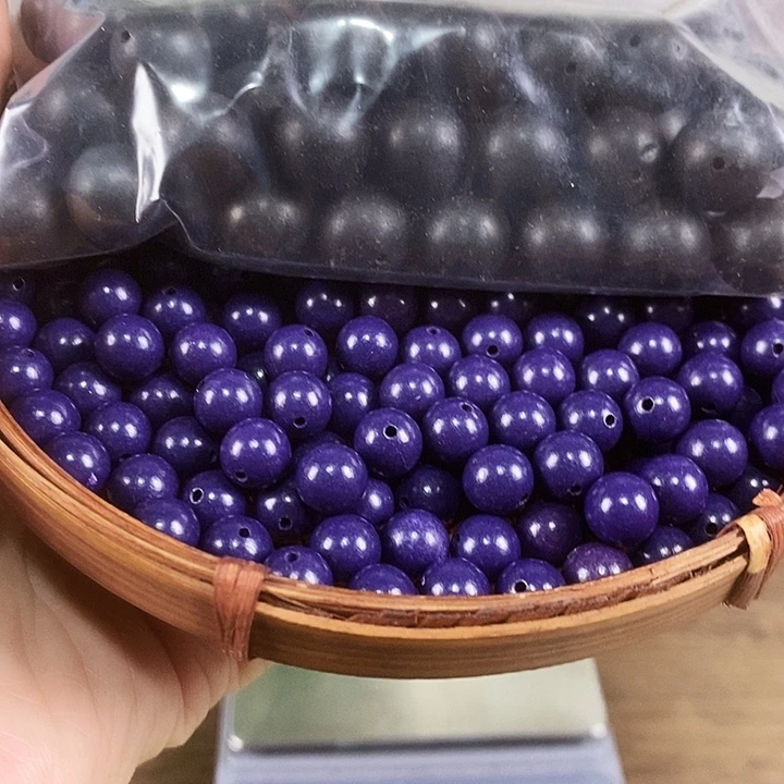 吾***蓝拼13 多宝瑕疵珠共100克微瑕