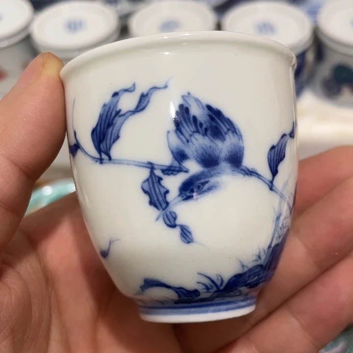 摆件陶景德镇陶瓷主人杯1234