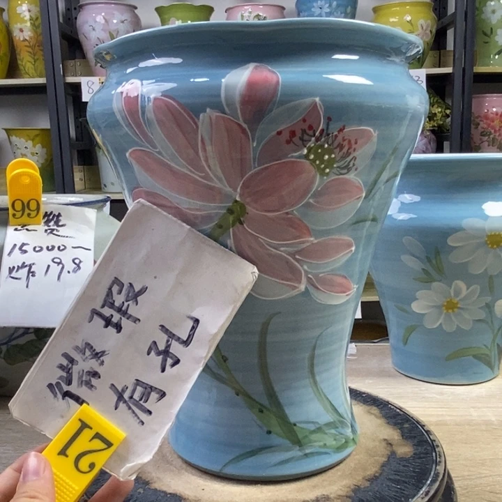 景德镇高温陶瓷花盆