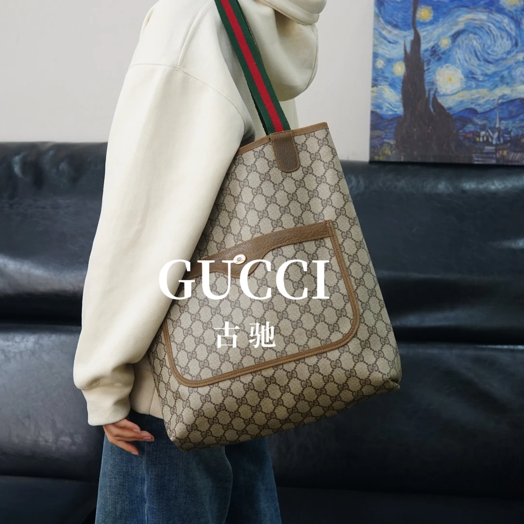 95新 GUCCI/古驰 老花单肩包/AS02724003/4003