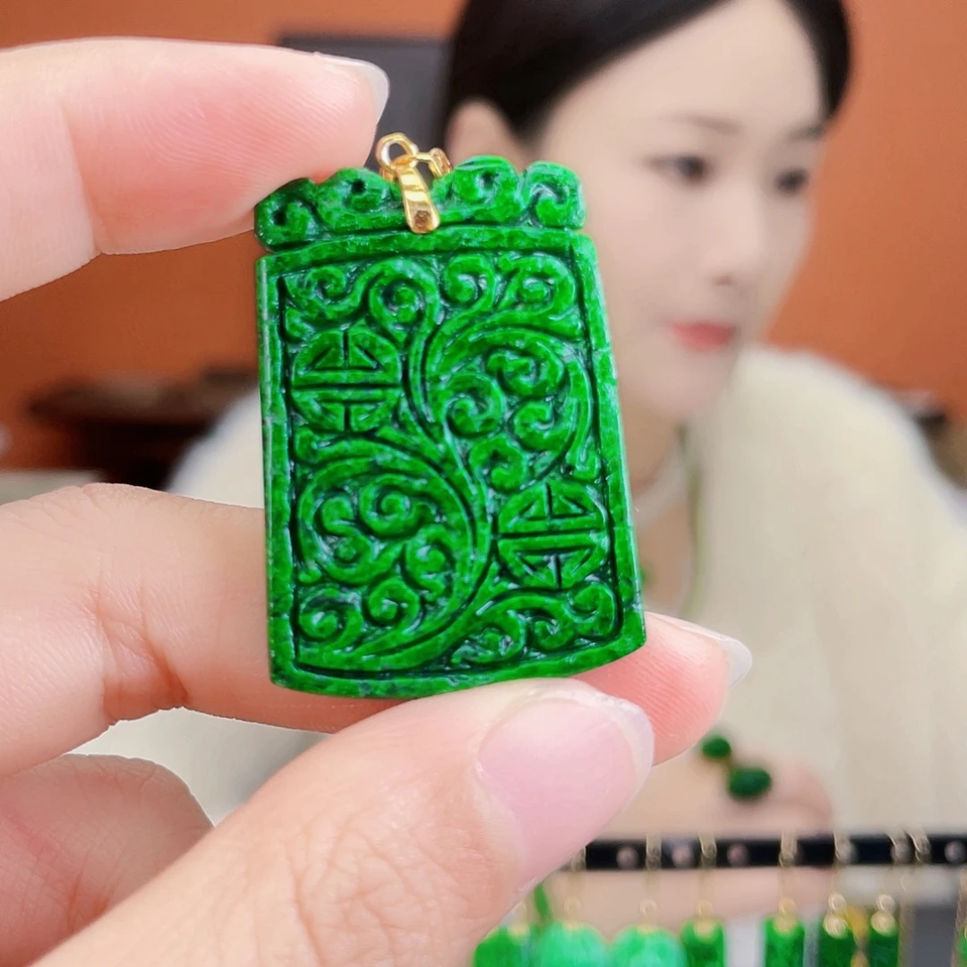 翡翠未镶嵌耳饰饰品