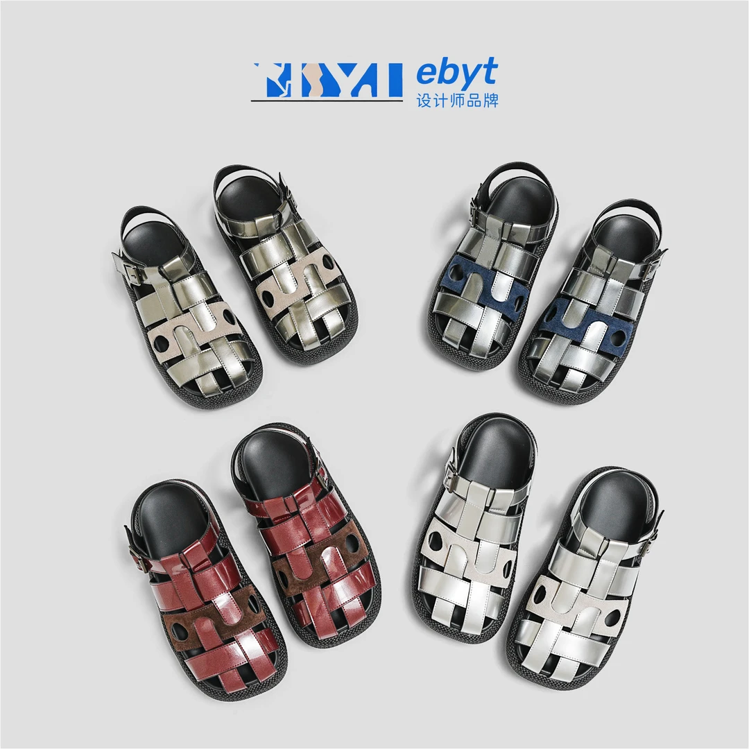 2025春夏上新原创首发罗马凉鞋敲软敲舒适软底轻便女凉鞋5L129