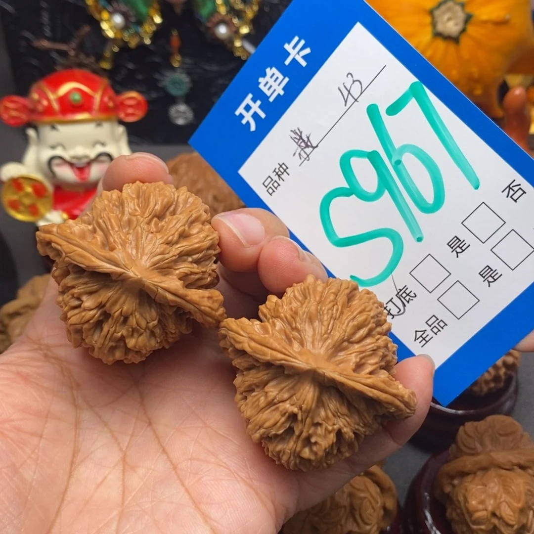 文玩核桃把件孤**雨43尺四座楼